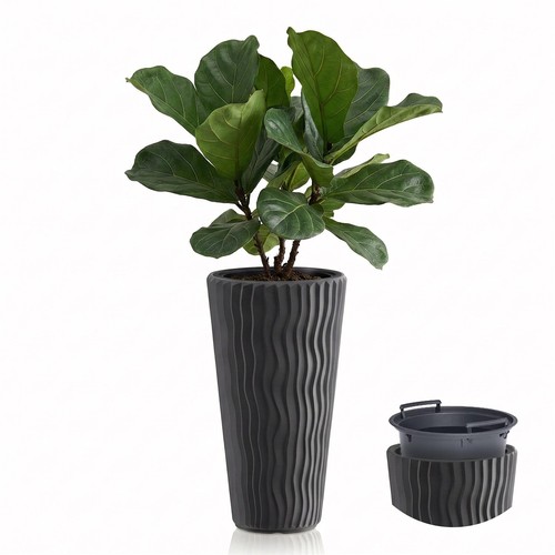 Tall grey plant - grey, with