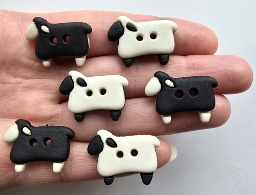 Craft buttons sew thru sheep - craft,