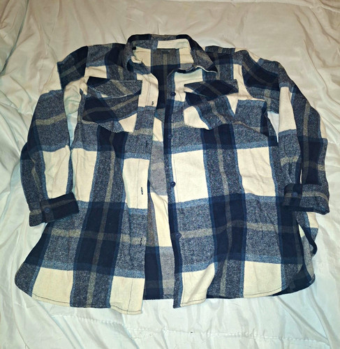 Primark blue white - &, check
