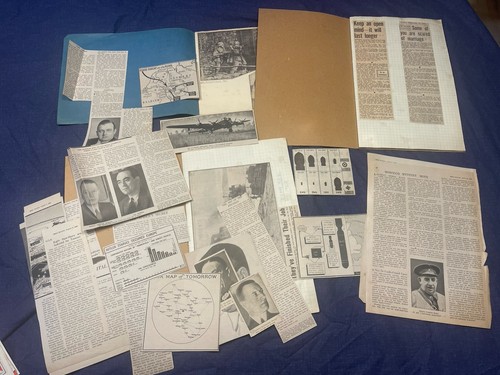World war scrap books - world,