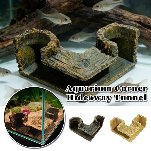 Fish tank corner tunnel resin - tunnel,