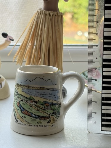Filey vintage ceramic mug - vintage,