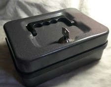 Helix Grey Metal Cash Box