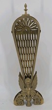 Vintage Brass Peacock Fire