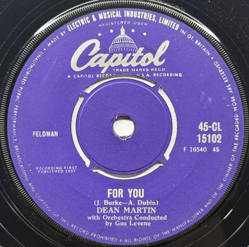 Dean martin for you career - martin, /