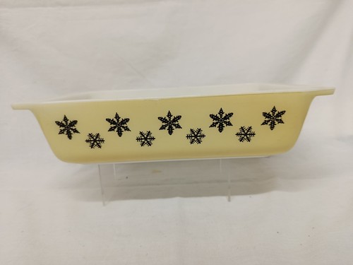 Vintage jaj pyrex snowflake - vintage,