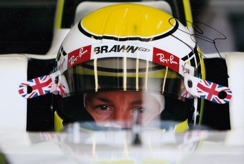 Jenson button hand signed - jenson,