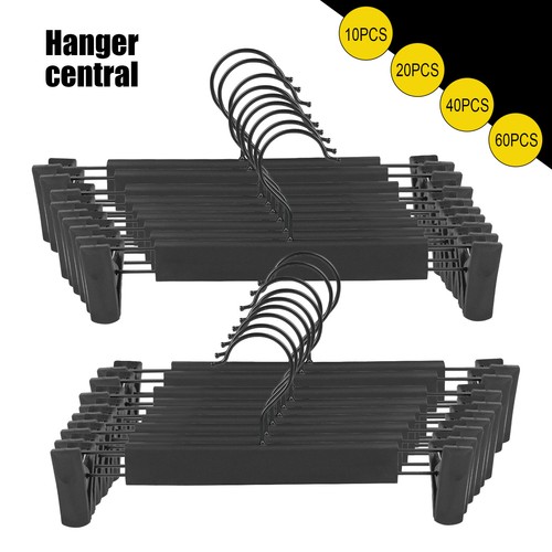 Plastic pants hangers w - plastic, w/