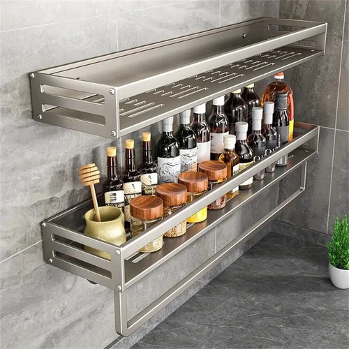 Wall mounted kitchen spice - kitchen,