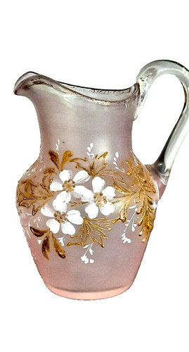 Victorian antique pink frosted - victorian,