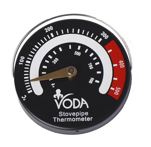 Stove flue pipe - pipe, thermometer