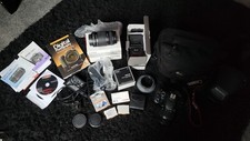 Canon EOS 550D + EFS55-250mm lens + nissin Di622 flash + job lot of extras