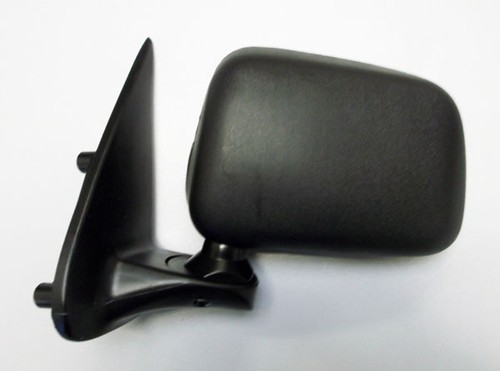 New door mirror black manual - new,
