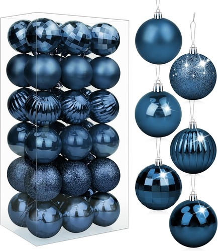Christmas tree baubles set - christmas,