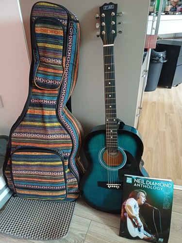 Blue guitar used but - blue,
