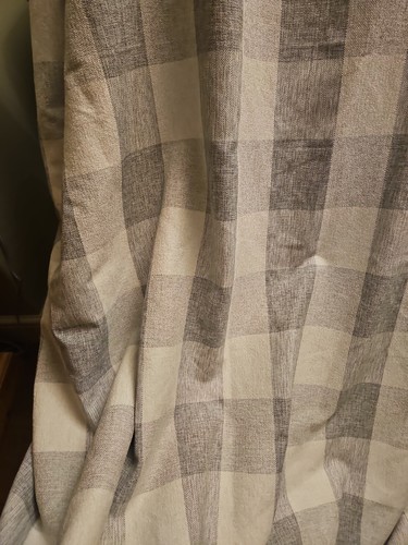 Dunelm grey checked chenille - grey,