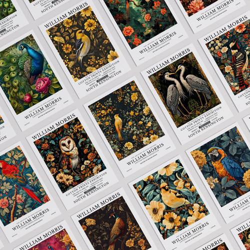 William morris inspired - william, bird
