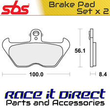 Brake Pads for BMW R 850 C SPOKE WHEEL ABS 1997-2000 Front Street SBS