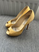 Jimmy Choo Mustard Patent