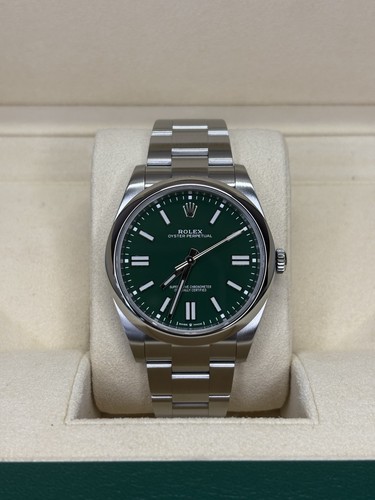 Rolex oyster perpetual green - oyster,