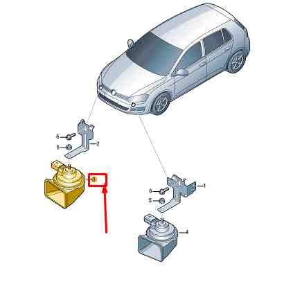 Golf mk7 woofer - vw, horn