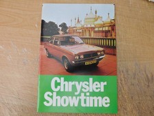 CHRYSLER 1973/1974 SHOWTIME UK