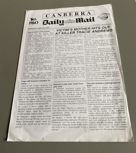 Canberra daily mail - canberra,