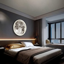 Modern Dimmable Moon Wall Lamp
