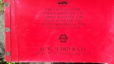 Ward 3DS lathe parts book with