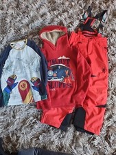 Boy's Spyder Salopettes & Base Layers 9-10 Years *Read Description *