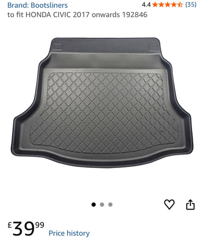 Bootliners honda civic boot - bootliners, -honda