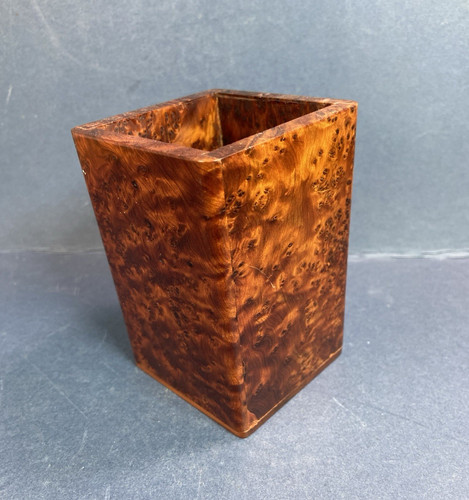 Solid burr thuya wood square - solid,
