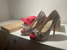 Snakeskin Louboutin Size 4 UK