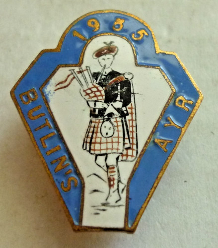 Vintage enamel badge - enamel,