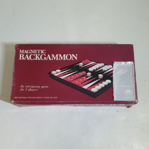 Vintage magnetic backgammon - magnetic,