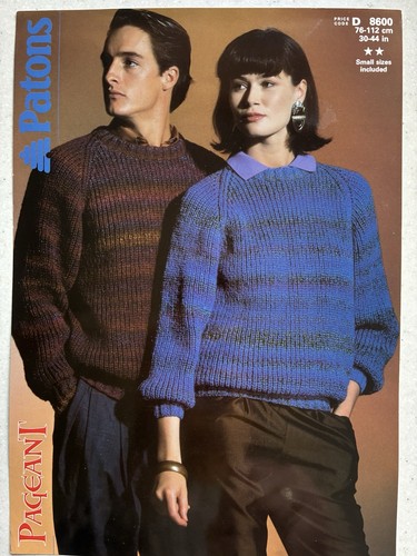 Patons knitting pattern 8600 - patons,
