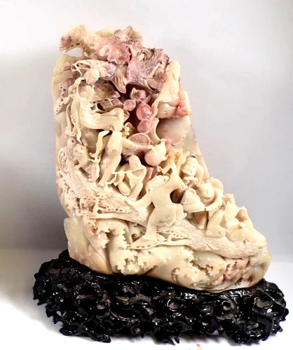 Soapstone chinese figures - chinese,