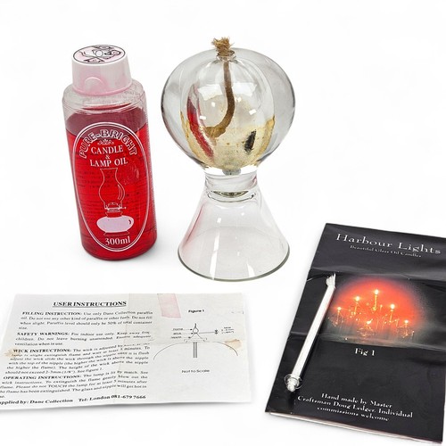 Glass oil lamp hurricane style - hurricane,