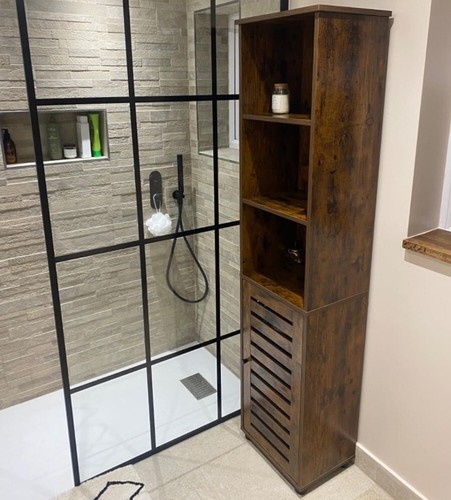 Rustic bathroom cabinet - rustic,