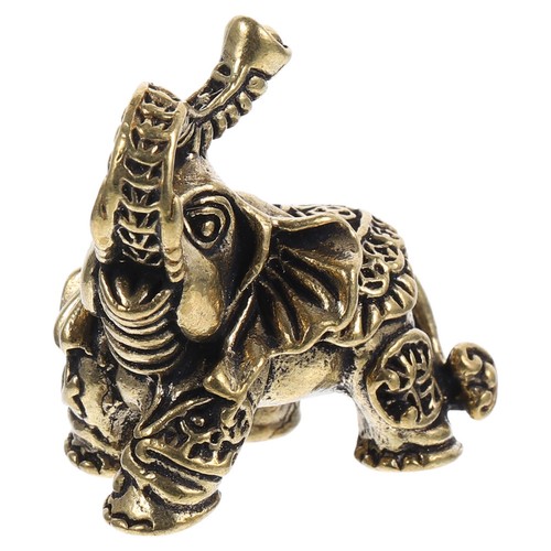 Creative brass elephant statue - brass,