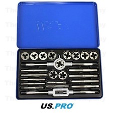 US PRO UNC UNF Tap and Die Set