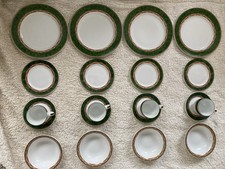 Royal Worcester Mosaic Dinner Service - 4 Complete Place Settings