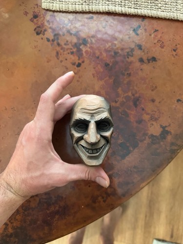 Ooak creepy art doll head - head, hand