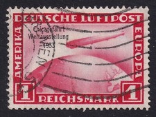 GERMANY 1933 Zeppelin 1m