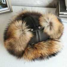 Winter Men's 100% Real Raccoon