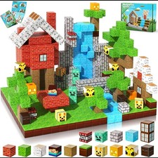 Magnetic Building Blocks Set STEM Educational Toy Forest House for Kids