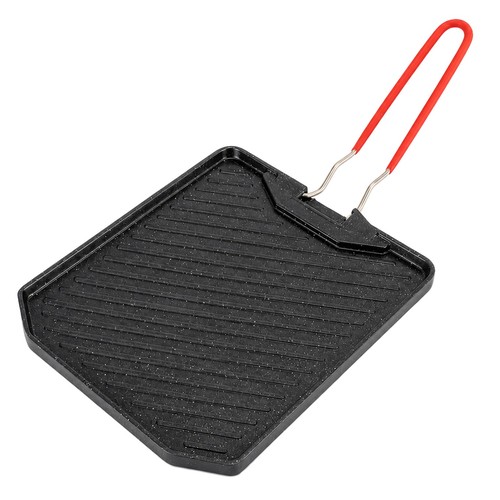 Aluminum grill pan with - grill,