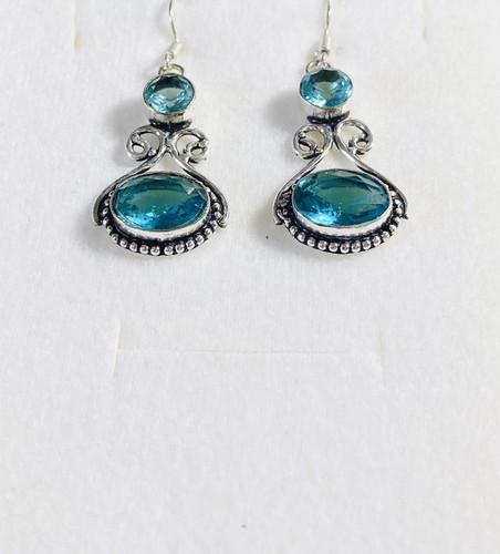 Stunning blue topaz 925 - blue,