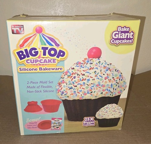 Big top giant cupcake mold - top,