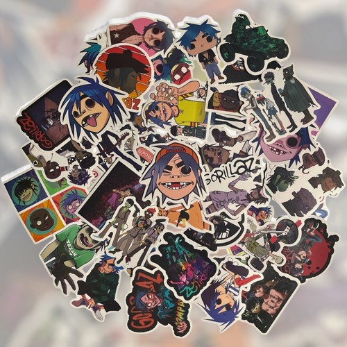 Gorillaz stickers 2 d - stickers, 2-d